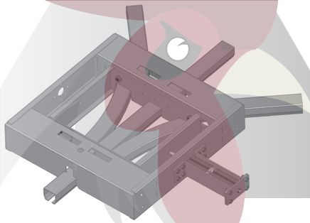 40x35x2,5mm Ray için 45 Derece 3 Yöne Dönüş Dönüş İstasyonu - Pnömatik